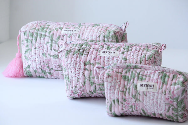 Handmade Travel Makeup Bag