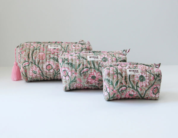 Handmade Travel Makeup Bag