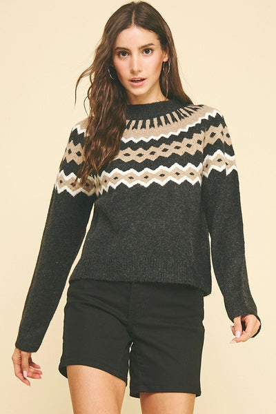 Fair Isle Diamond Sweater