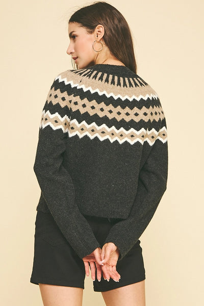 Fair Isle Diamond Sweater