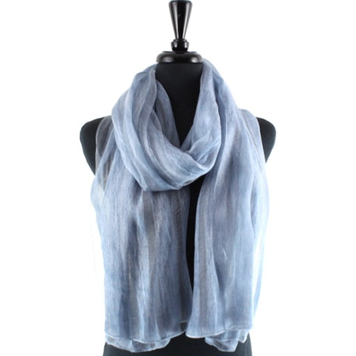 Silk Blend Sheer Scarf