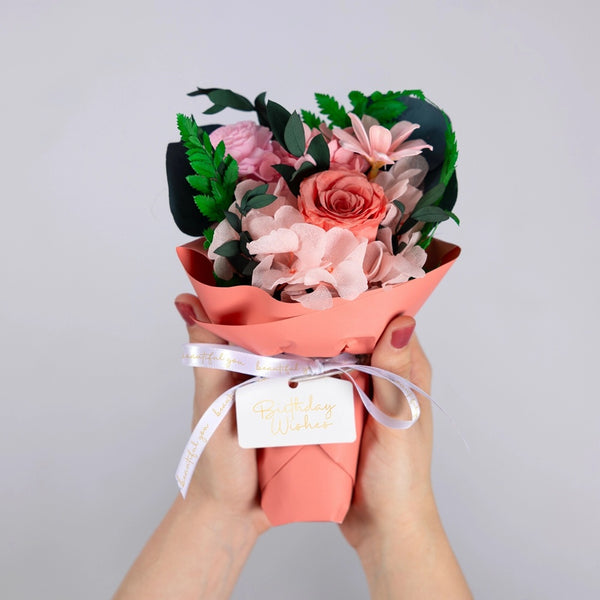 Birthday Wishes Preserved Floral Bouquet