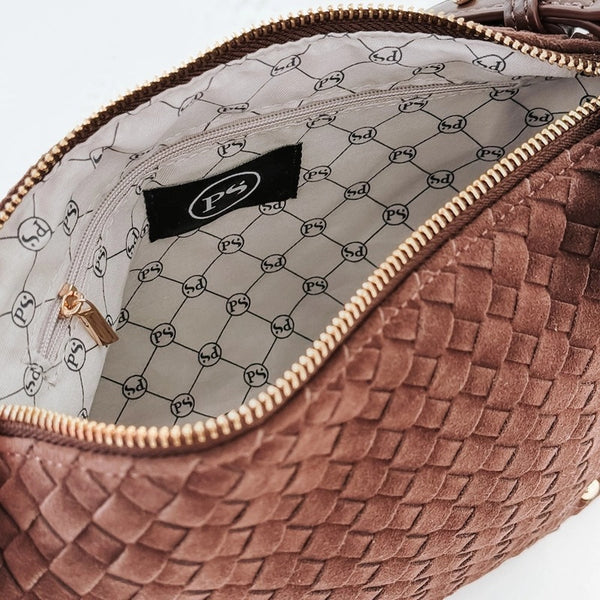Harper Basketweave Shoulder Bag