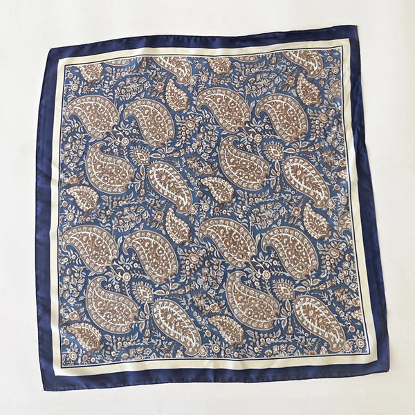 Paisley Contrast Scarf