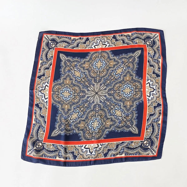 Ornate Contrast Scarf