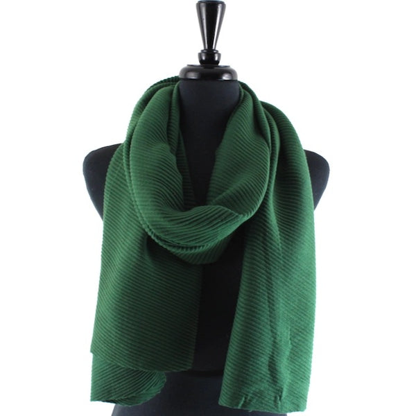 Modern Drape Pleated Scarf
