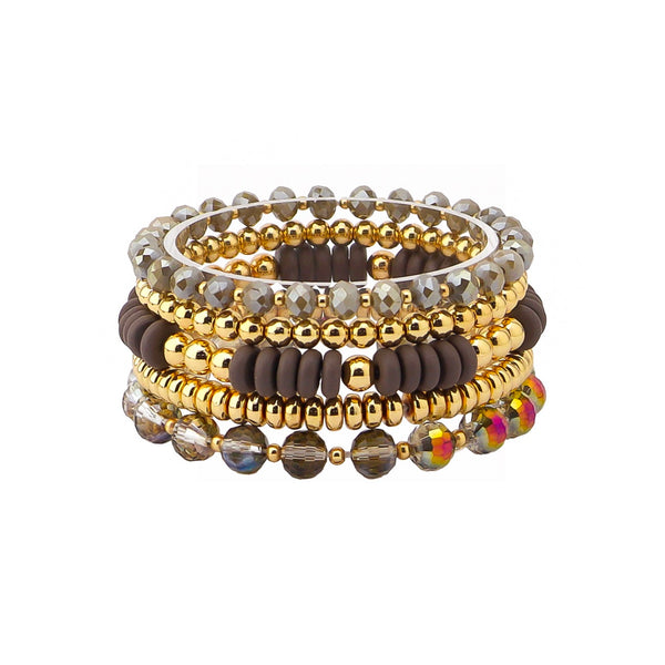 Mixed Bead Boho Bracelet Set