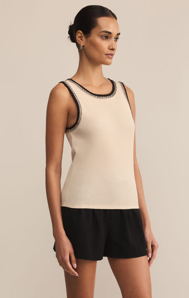 Social Stitch Trim Tank