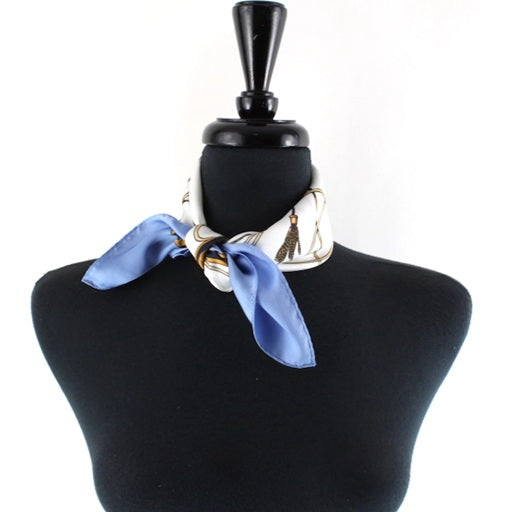 Tassel Print Square Scarf