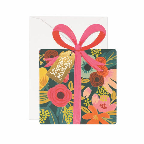 Floral Birthday Gift Greeting Card