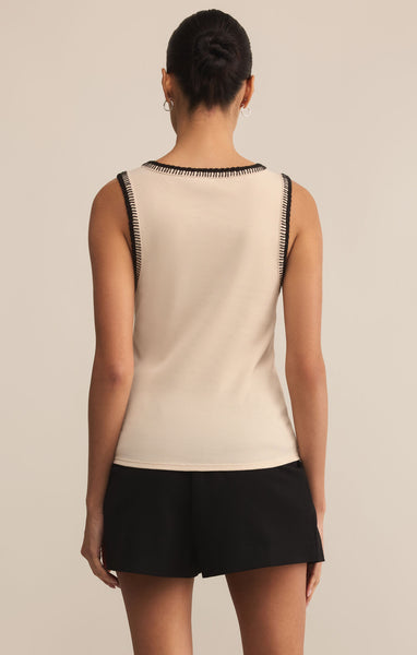 Social Stitch Trim Tank