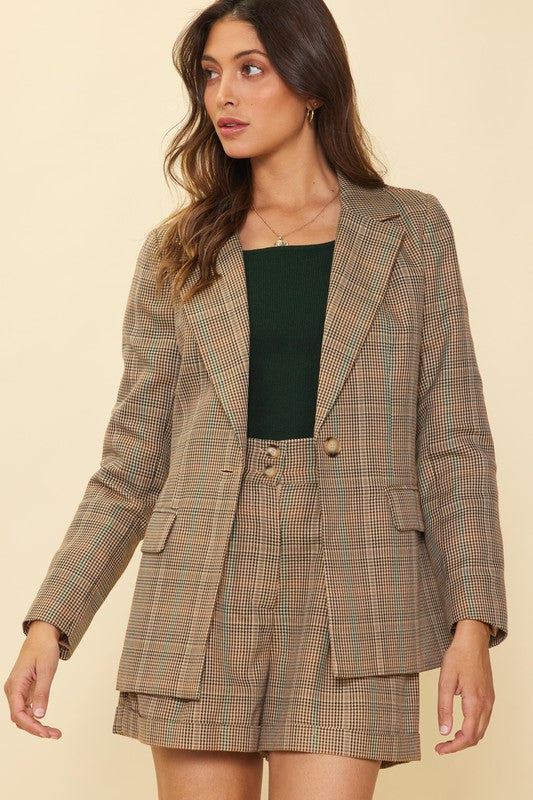 Glen Check Blazer