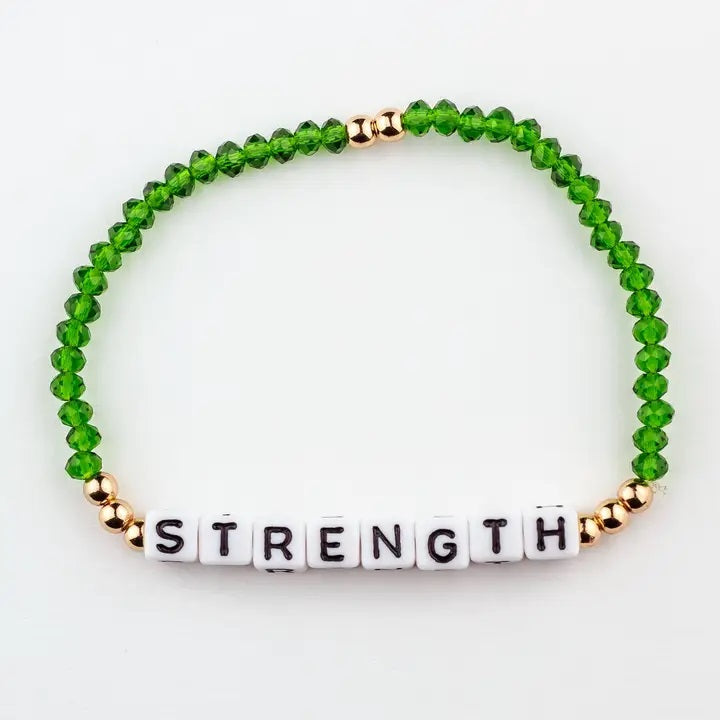 STRENGTH Friendship Bead Bracelet