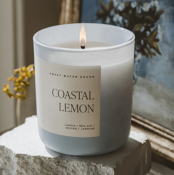 Coastal Lemon 15 Oz. Soy Candle