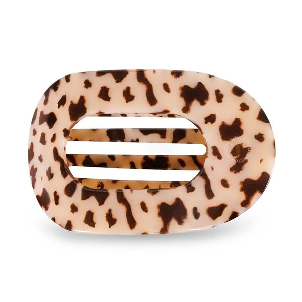 Teleties Flat Round Hair Clip - Medium