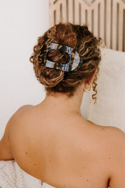 Teleties Flat Round Hair Clip - Large
