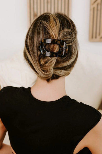 Teleties Flat Round Hair Clip - Small