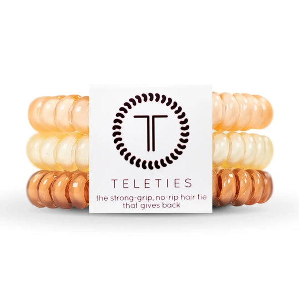 Teleties Small Spiral Hair Coils - 3 Pack