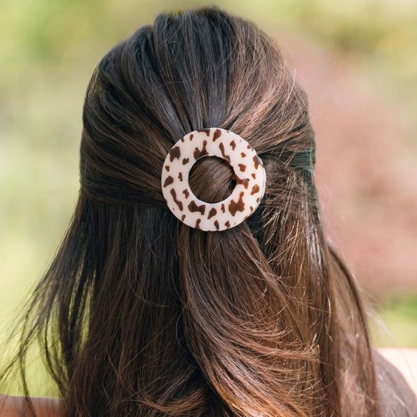 Teleties Flat Circle Hair Clip - Medium