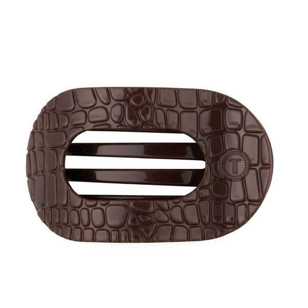 Teleties Flat Round Hair Clip - Large
