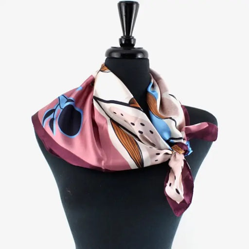 Mod Floral Square Scarf