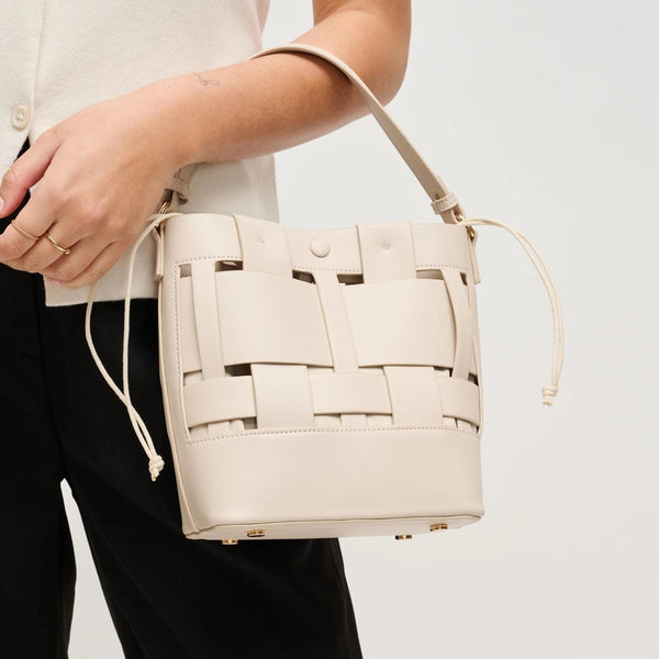 Parker Woven Bucket Bag