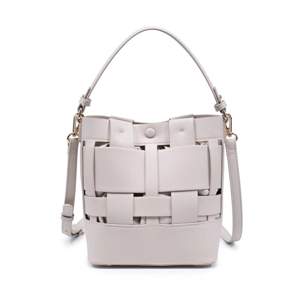 Parker Woven Bucket Bag
