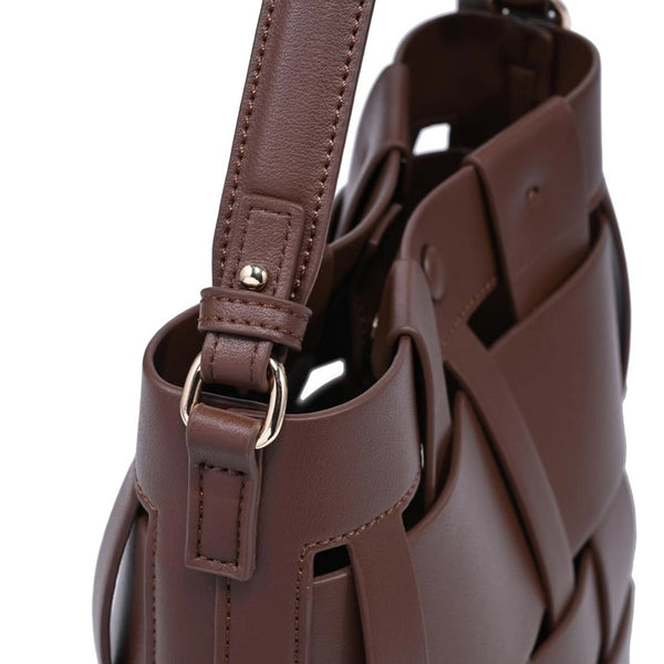 Parker Woven Bucket Bag