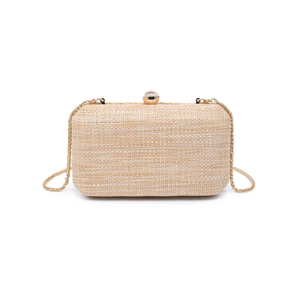 Carter Floral Raffia Clutch