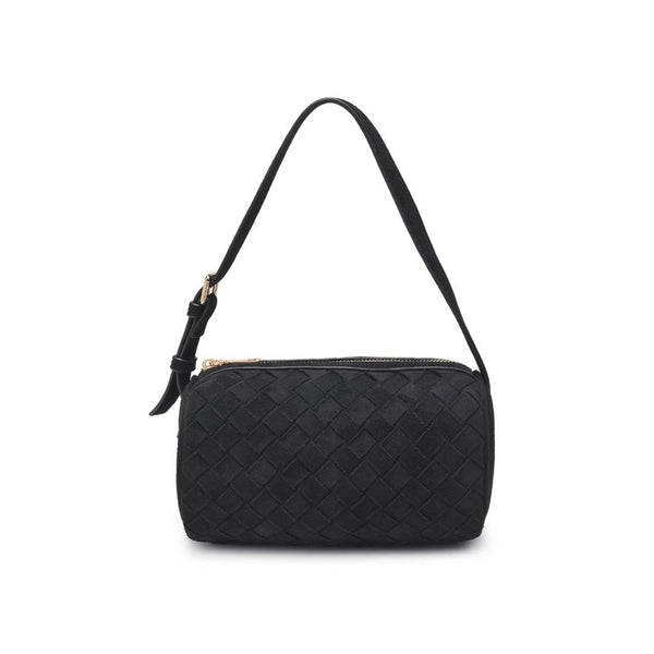 Rose Basketweave Handle Bag