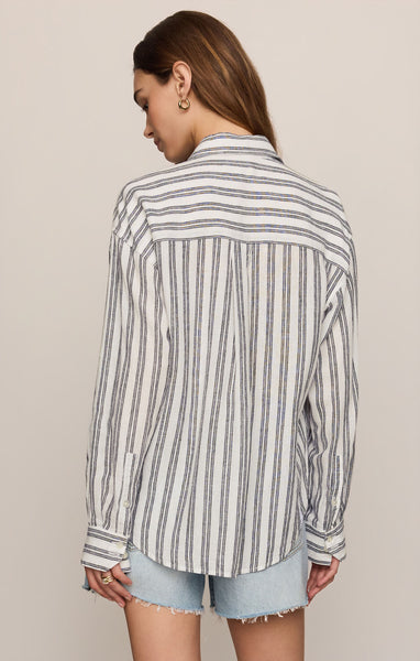 The Perfect Striped Button Up Shirt