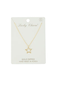 Gold Dipped Star Necklace