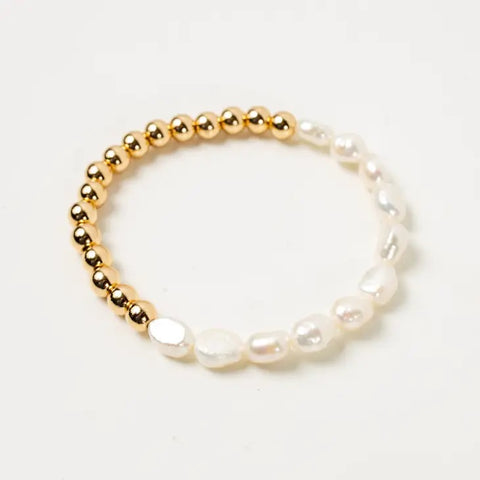 Beaded Pearl Bracelet