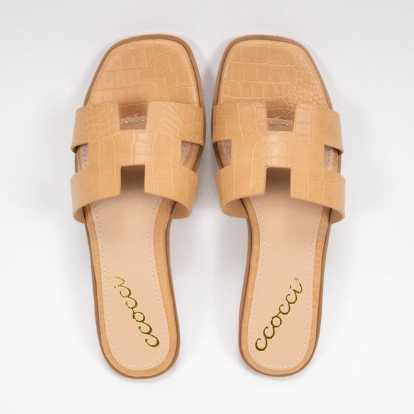 Clare Textured Sandals