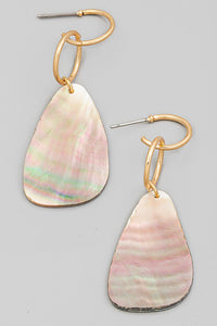 Mother Of Pearl Drop Earrings