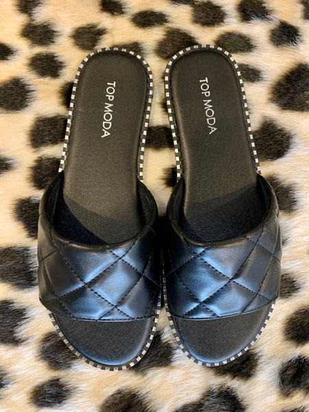 Coco Quilted Sandals - FINAL SALE