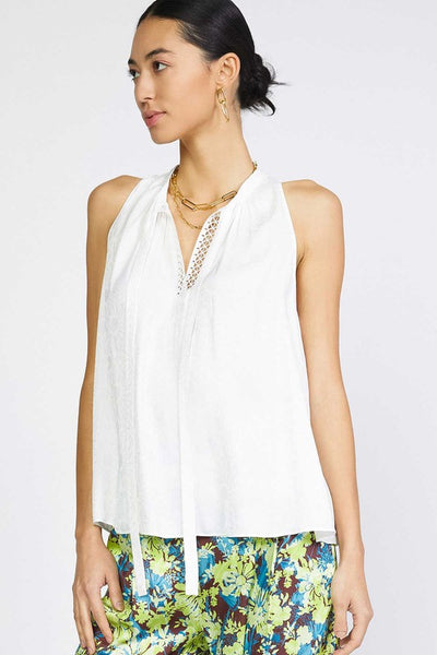Daisy Jacquard Tank  - FINAL SALE