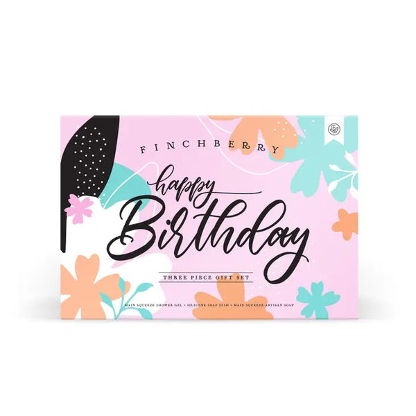 Happy Birthday 3 Piece Gift Set - FINAL SALE