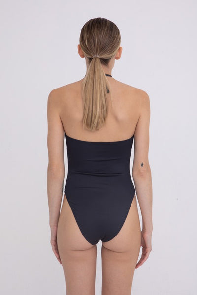 Ribbed Halter Swimsuit - FINAL SALE