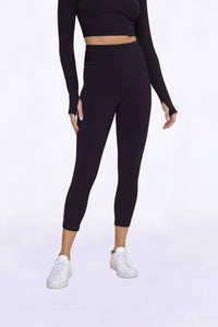 Ribbed Cropped Leggings