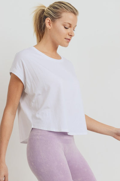 Essential Ribbed Trim Tee