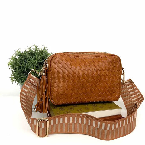 Basketweave Camera Bag