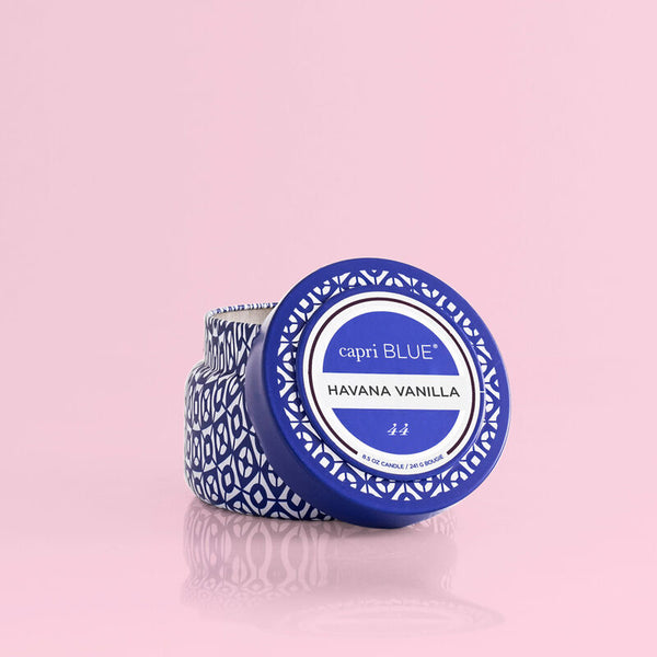 Havana Vanilla Printed Travel Tin Candle